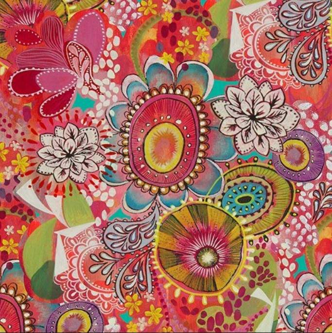 1000 Piece Colorful Flower Mandala Puzzle For Adults - Rainbow Papercut Art Jigsaw Puzzle (24x24 Inches) - View #8