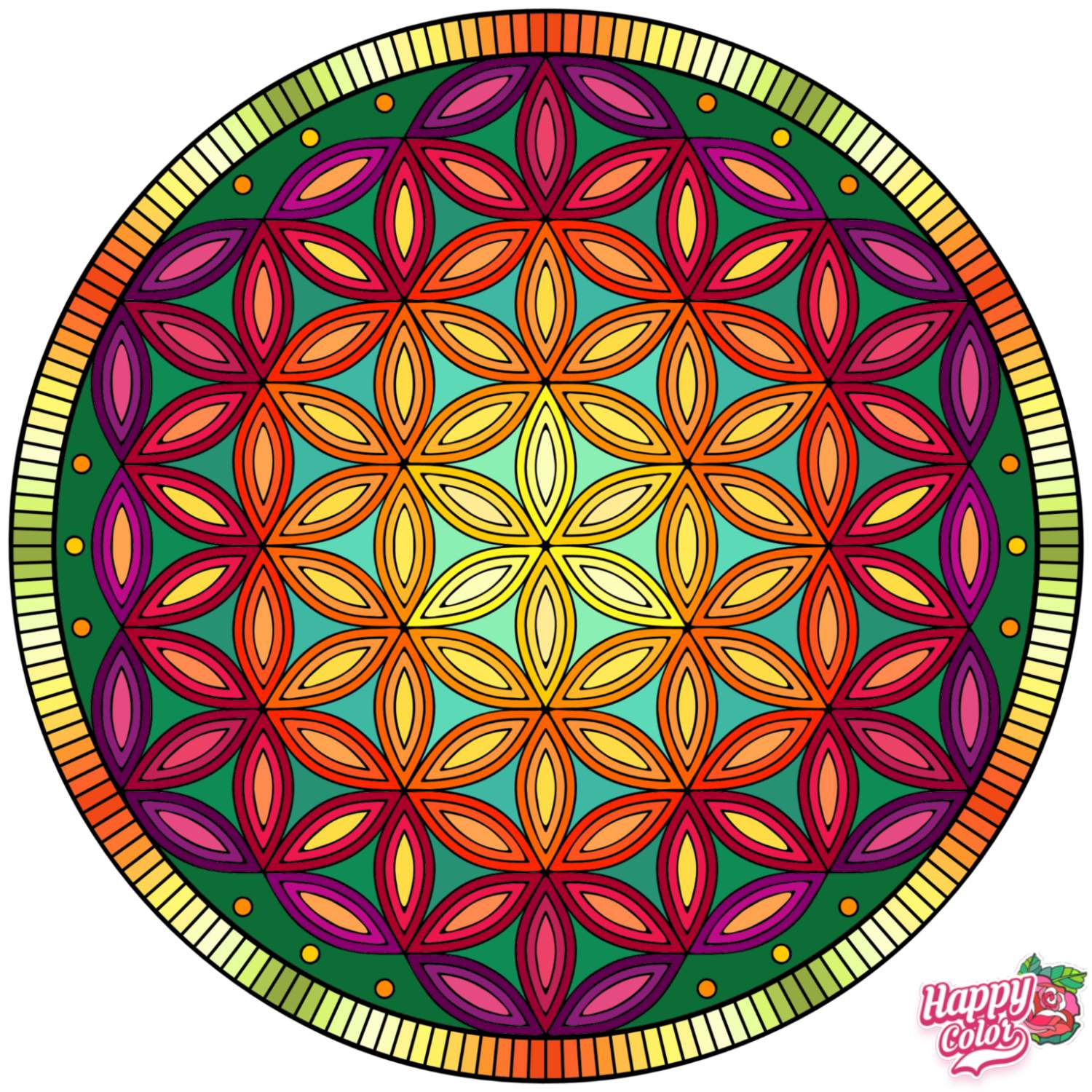 Solve Mandale 2 jigsaw puzzle online with 256 pieces