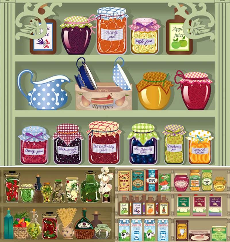 Solve Pantry jigsaw puzzle online with 100 pieces