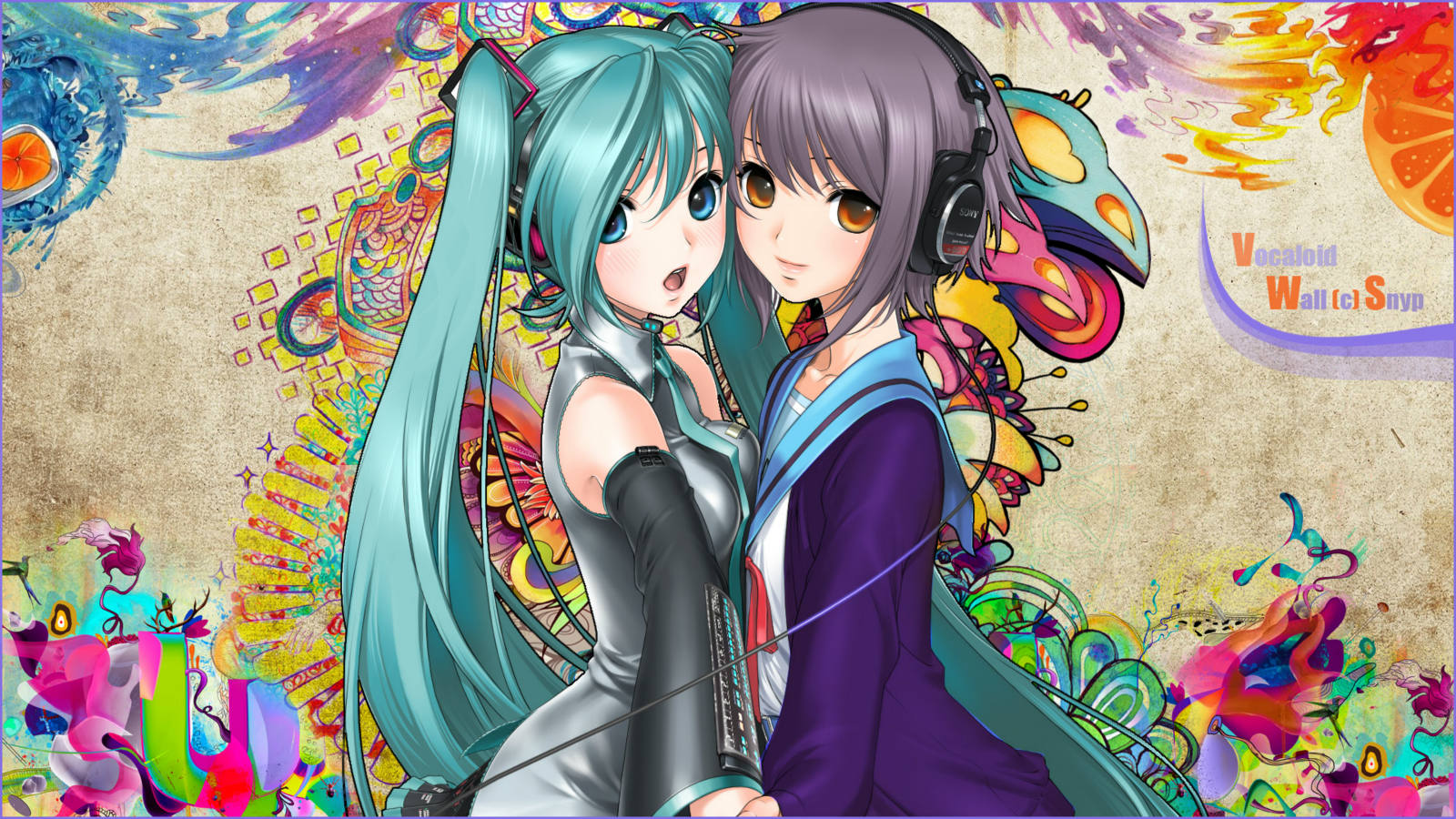 Solve Vocaloid jigsaw puzzle online with 405 pieces