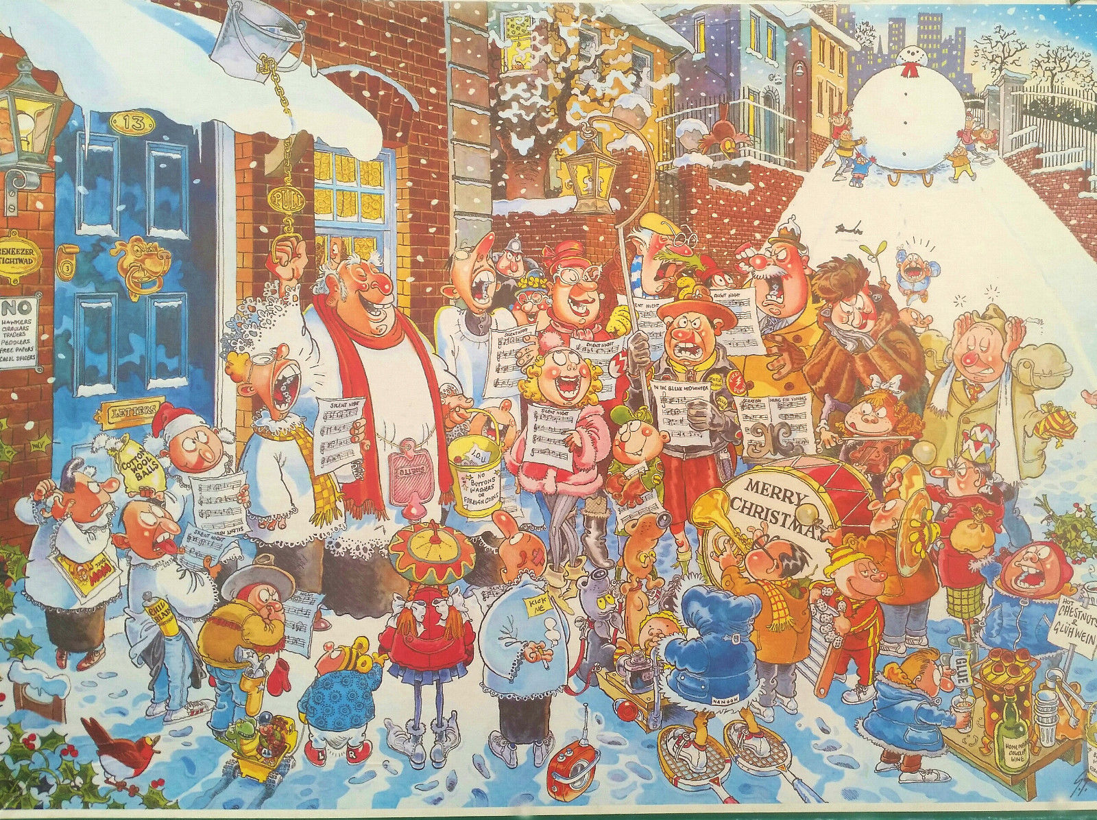 Solve Christmas Carol jigsaw puzzle online with 520 pieces