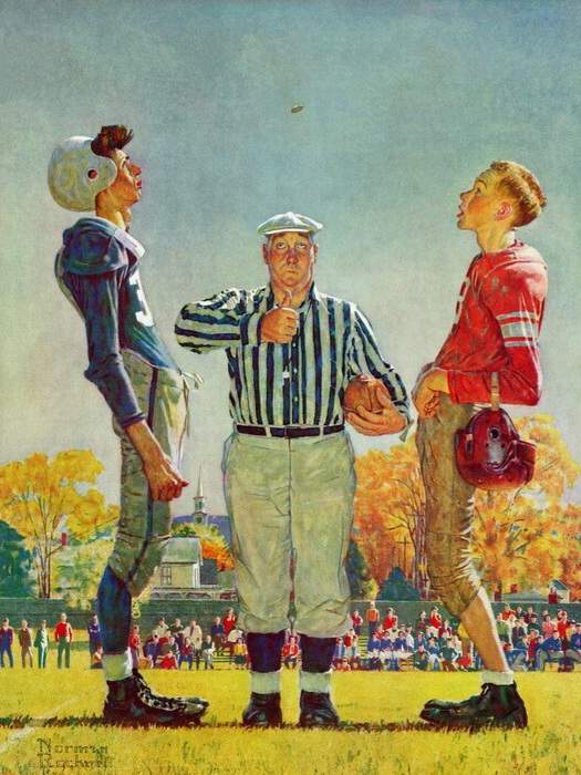 Solve Norman Rockwell 041 jigsaw puzzle online with 63 pieces