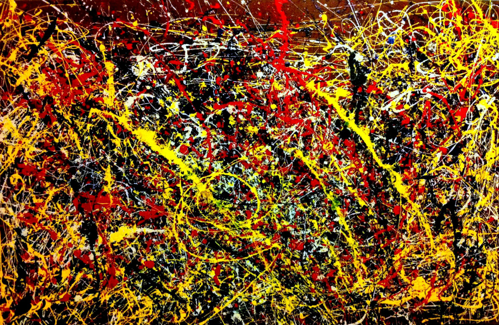 Solve Do you dare a Jackson Pollock puzzle? jigsaw puzzle online with