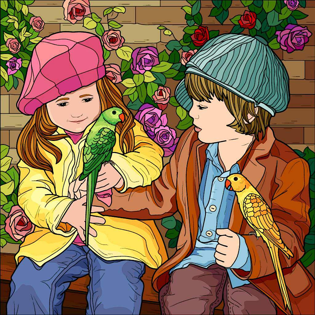 Solve Best Friends jigsaw puzzle online with 64 pieces