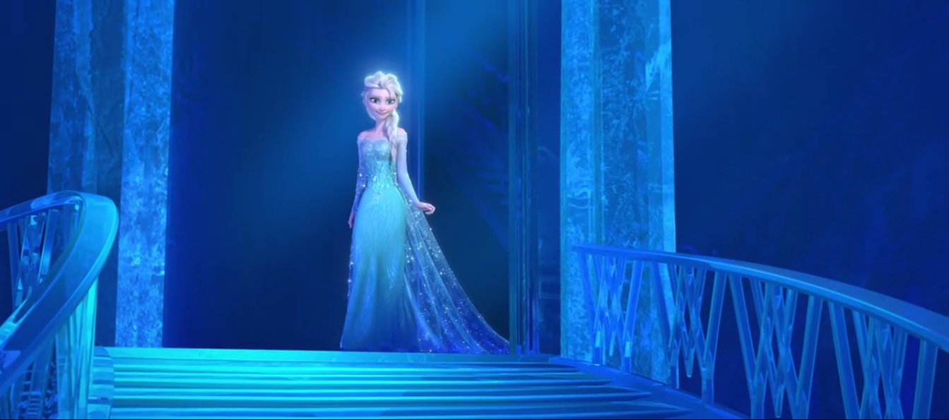 Solve Frozen Elsa jigsaw puzzle online with 136 pieces