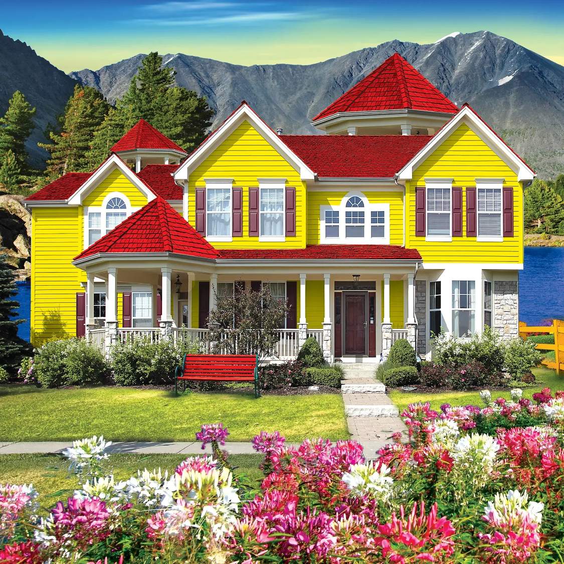 Solve Paint by numbers 166 jigsaw puzzle online with 49 pieces