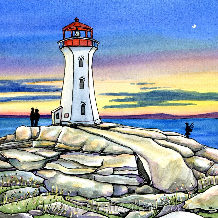Solve Peggy's Cove jigsaw puzzle online with 81 pieces