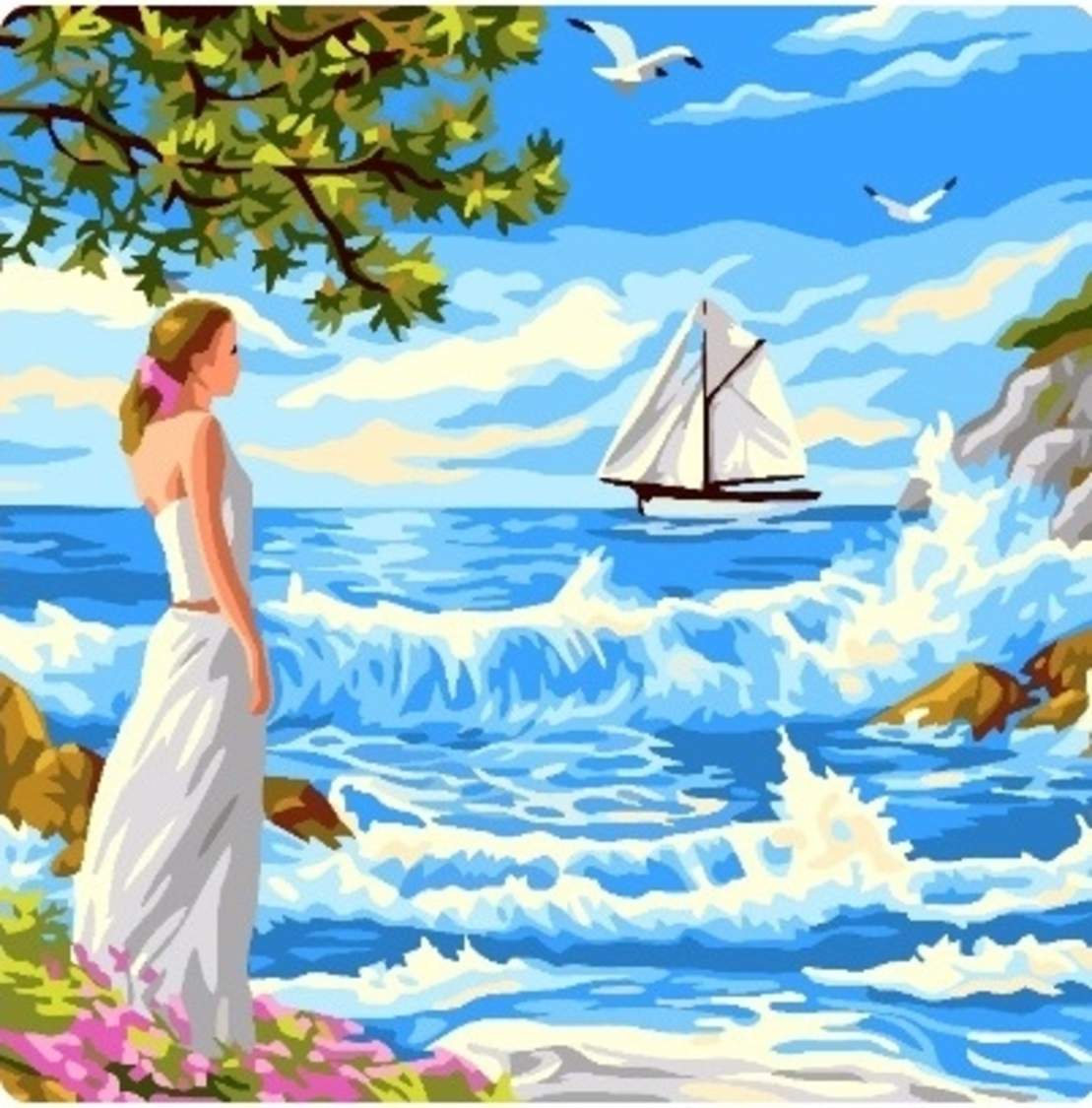 Схемы на холсте