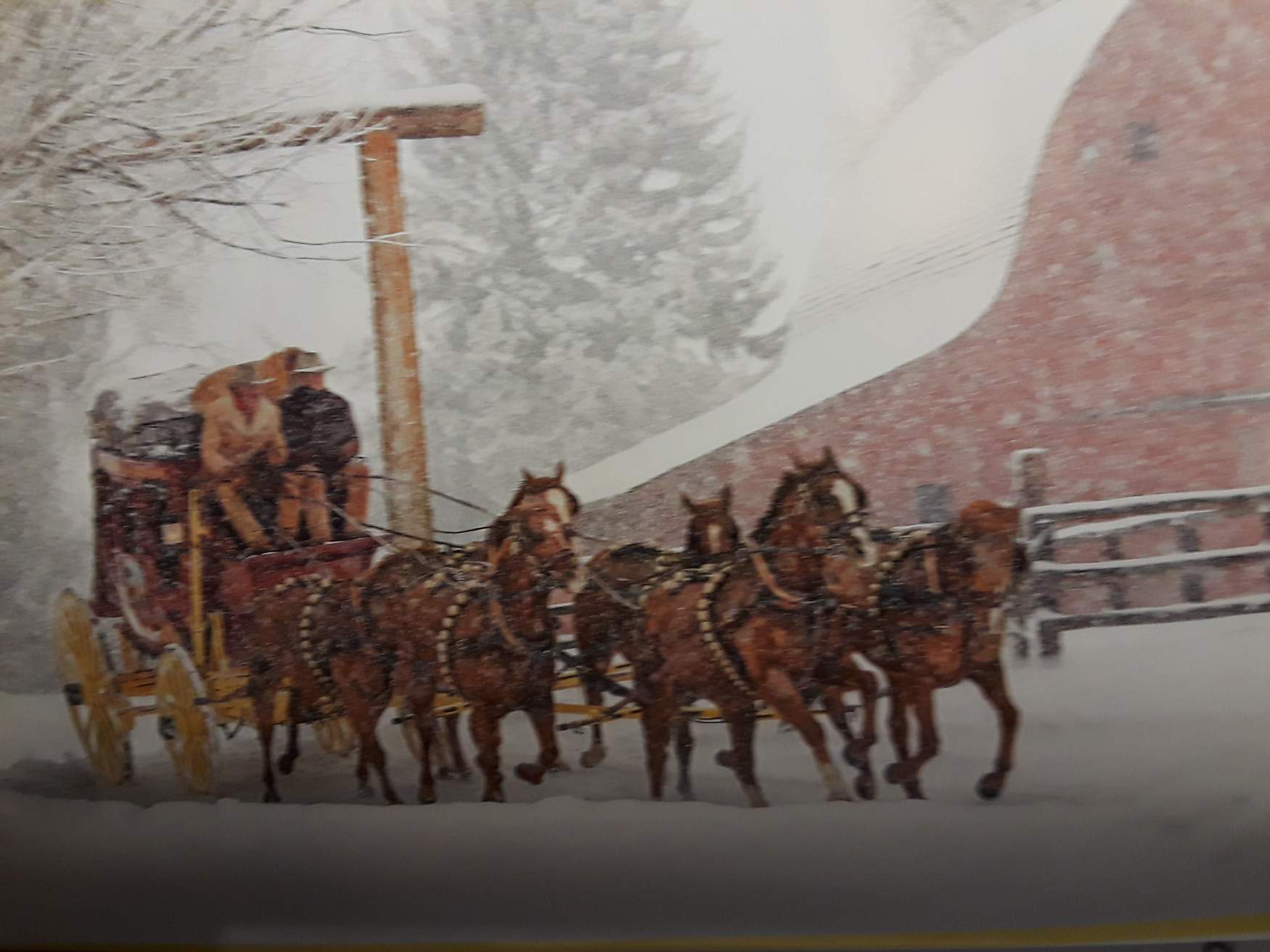 Solve Wells Fargo and stagecoach run jigsaw puzzle online with 154 pieces