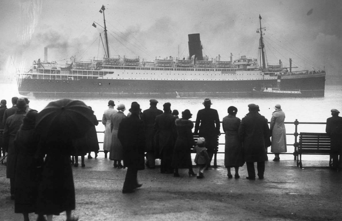 Solve RMS Lancastria, 1940 jigsaw puzzle online with 150 pieces