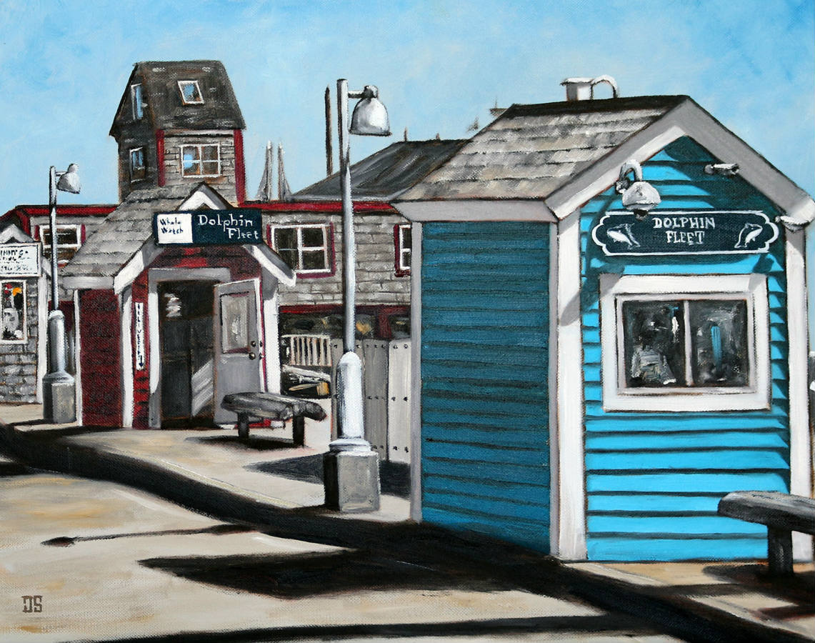 Solve MacMillan Pier, Provincetown by Jeffrey Dale Starr jigsaw puzzle