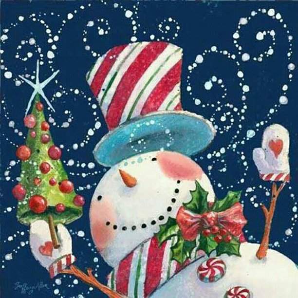 Solve snowman jigsaw puzzle online with 100 pieces