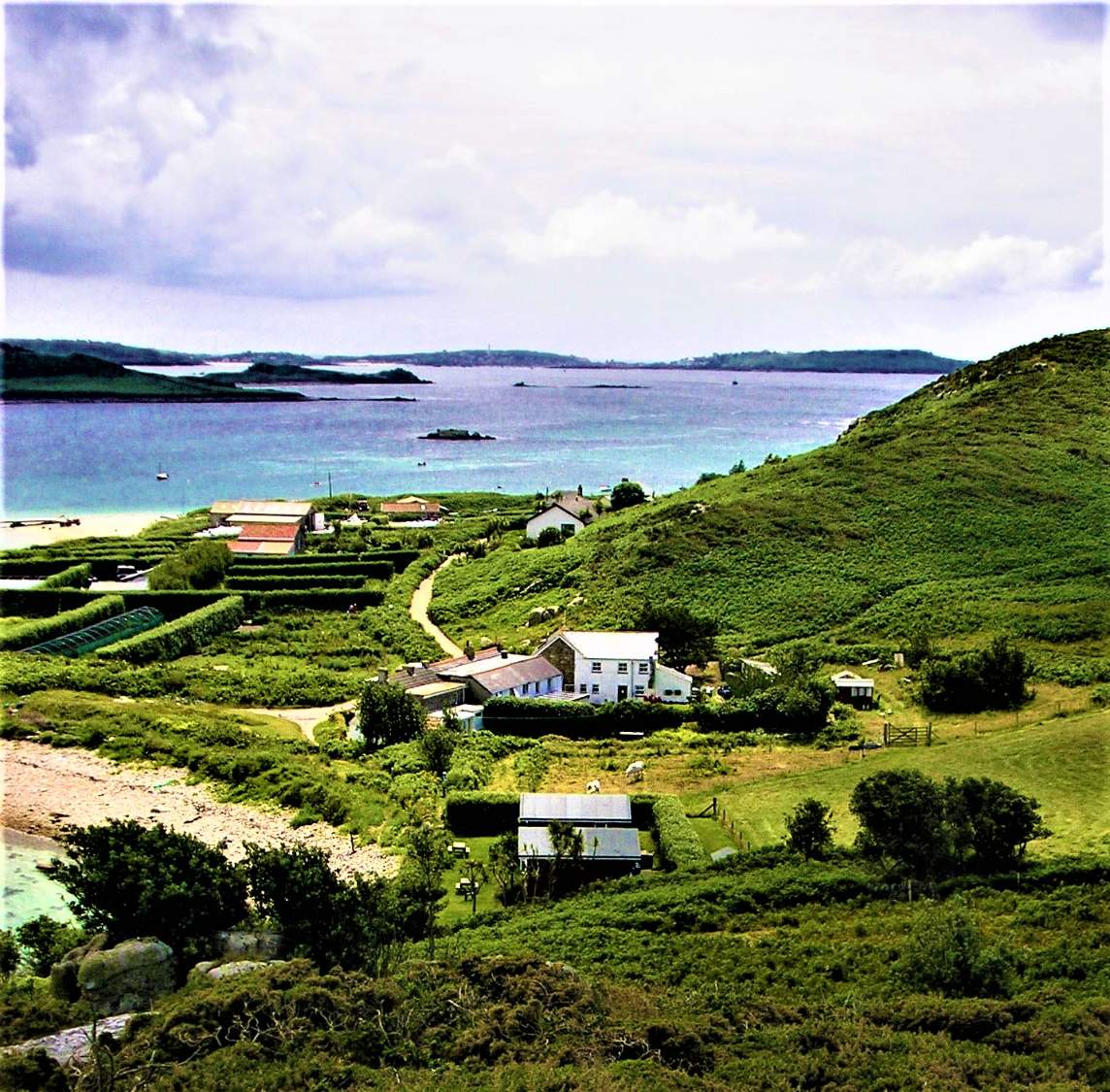 Solve Bryher. Isles of Scilly. Cornwall. jigsaw puzzle online with 81