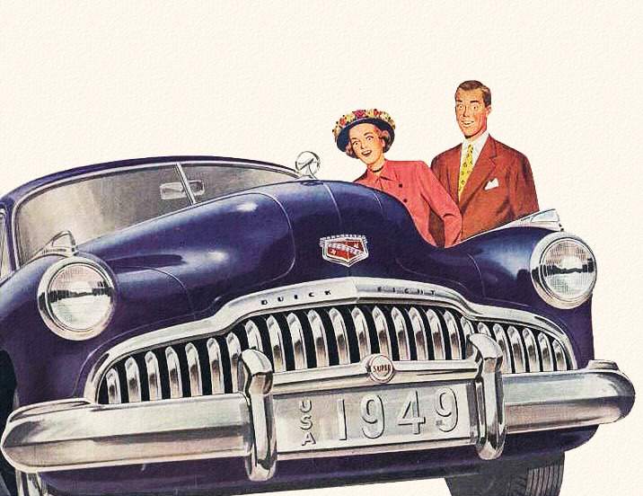 Solve 1949 Buick jigsaw puzzle online with 99 pieces