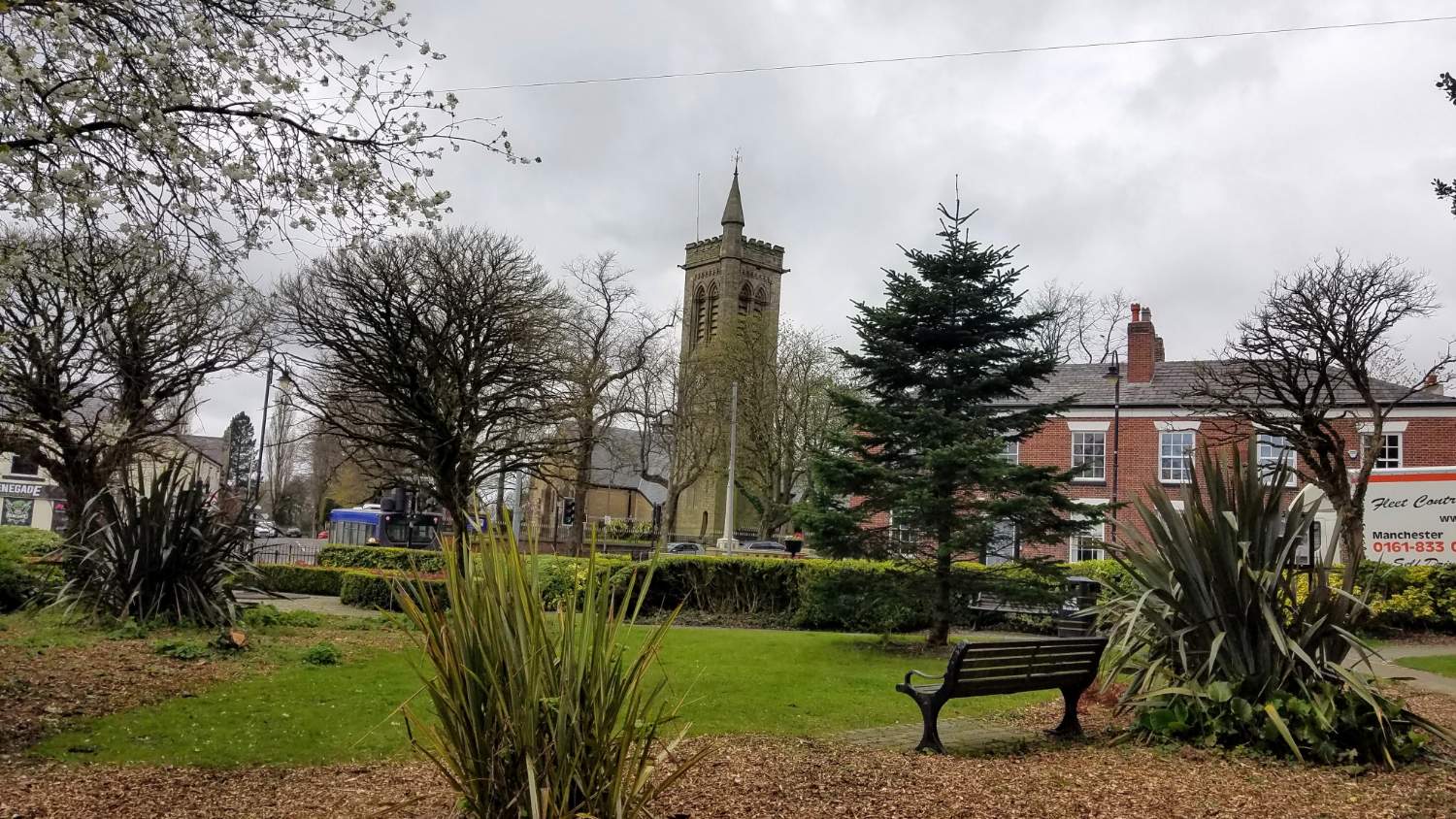 Solve Westhoughton Parish Church from the Memorial Park jigsaw puzzle