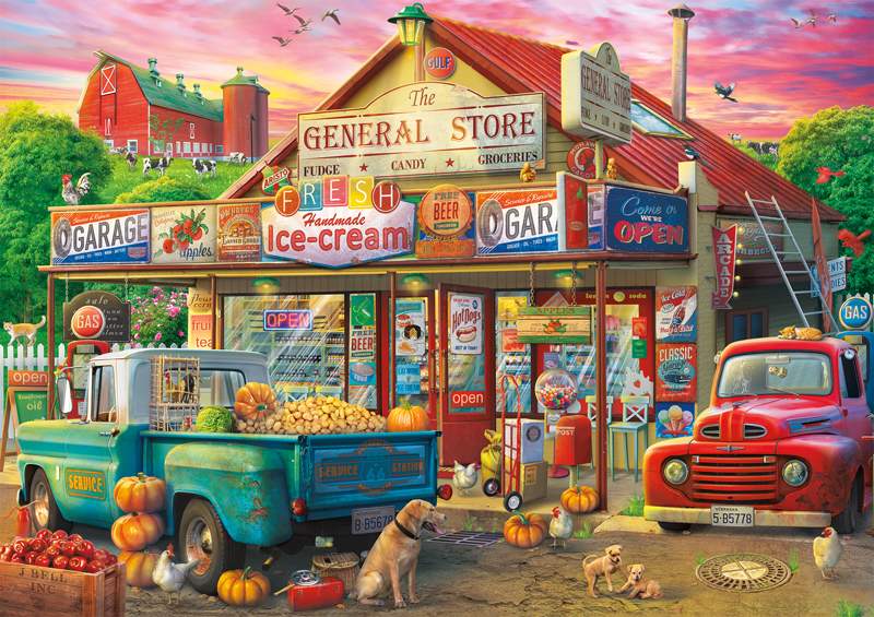 Solve General Store jigsaw puzzle online with 70 pieces