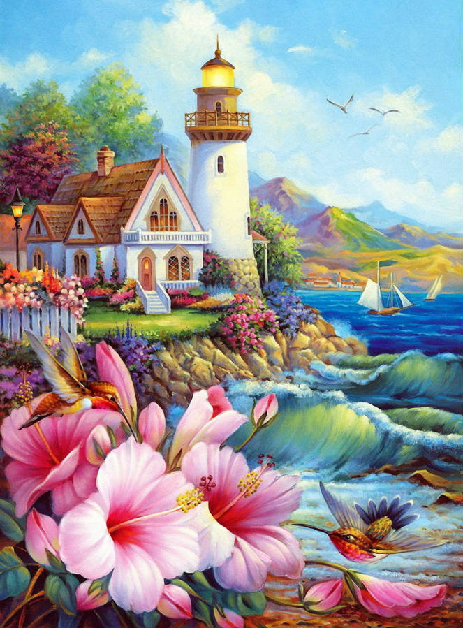 Solve Beautiful scenery jigsaw puzzle online with 48 pieces