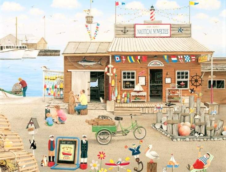 Solve NAUTICAL NOVELTIES jigsaw puzzle online with 108 pieces