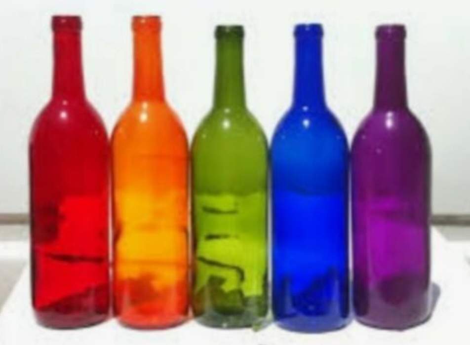 Solve Colorful Glass Bottles jigsaw puzzle online with 108 pieces
