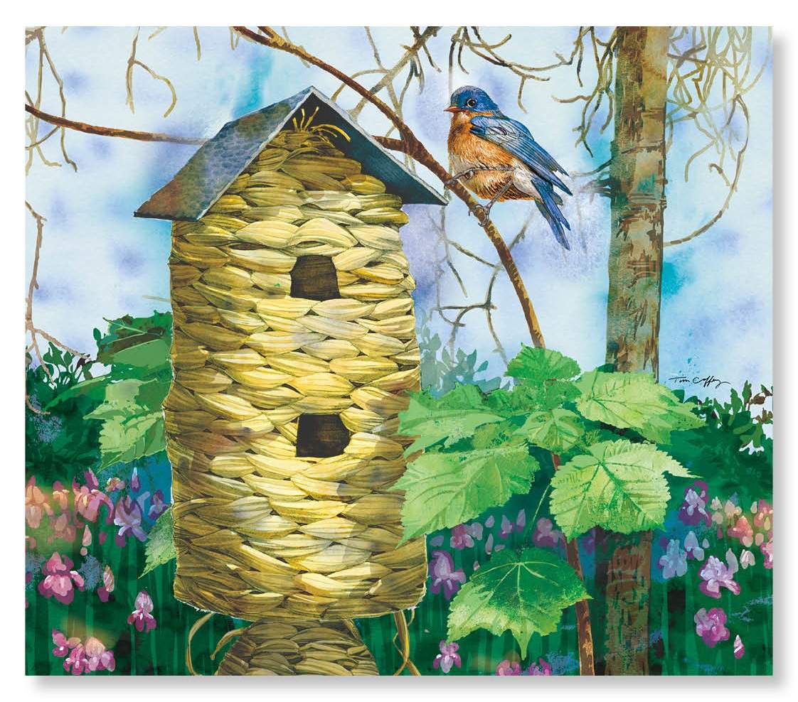 Solve Birdhouses jigsaw puzzle online with 255 pieces
