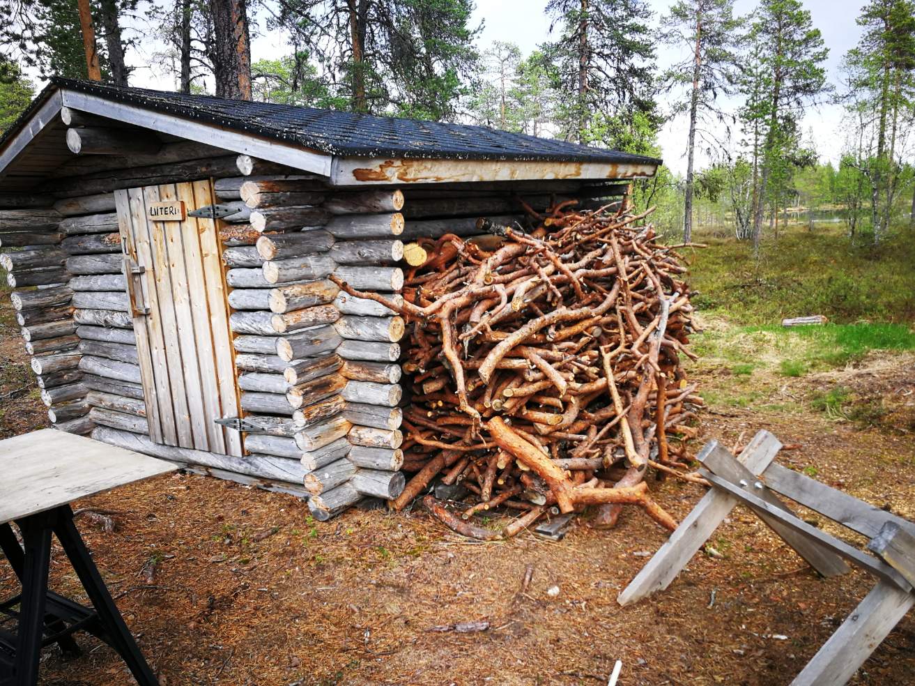 Solve Firewood Finnish Style Jigsaw Puzzle Online With 30 Pieces