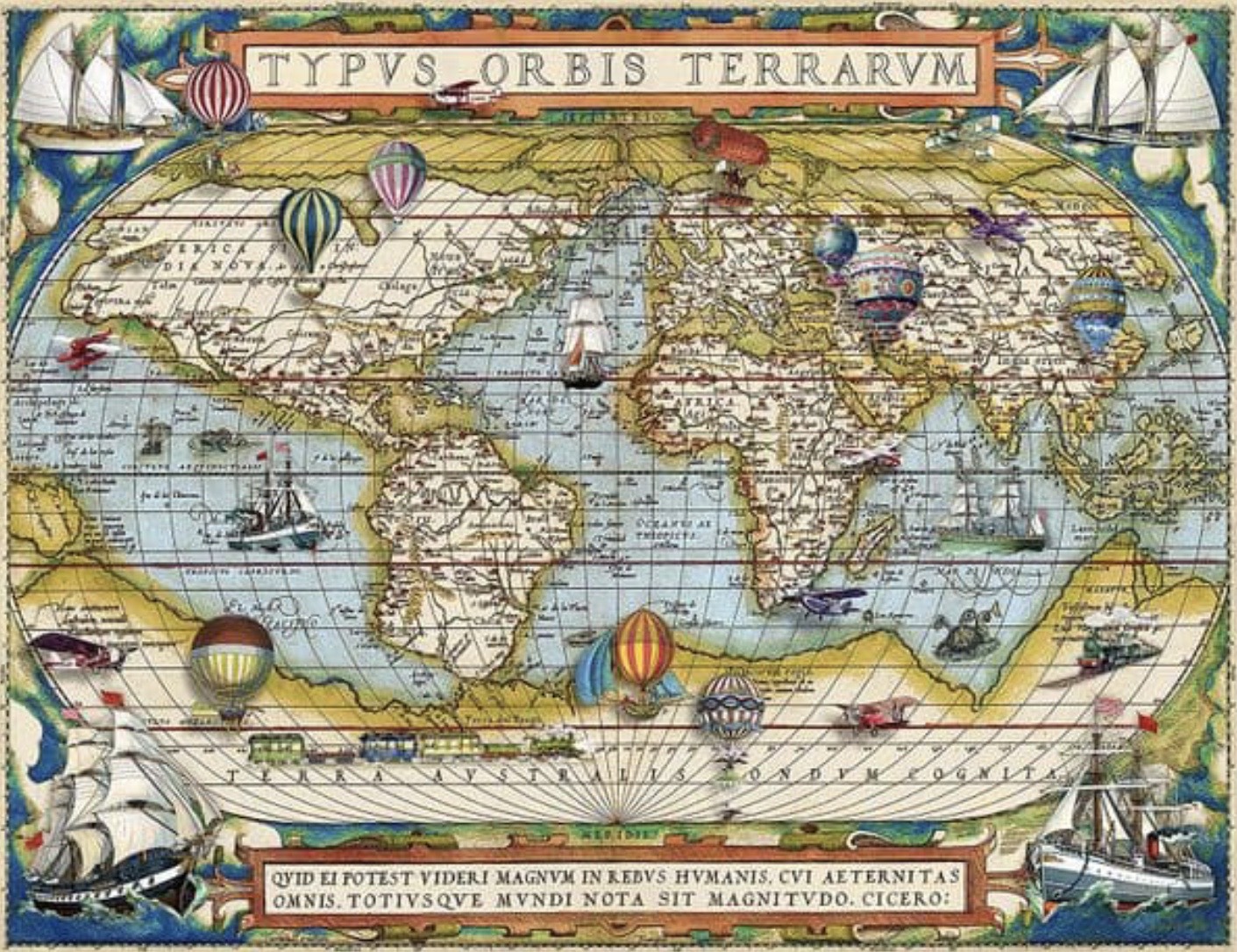 Solve Around the world jigsaw puzzle online with 432 pieces