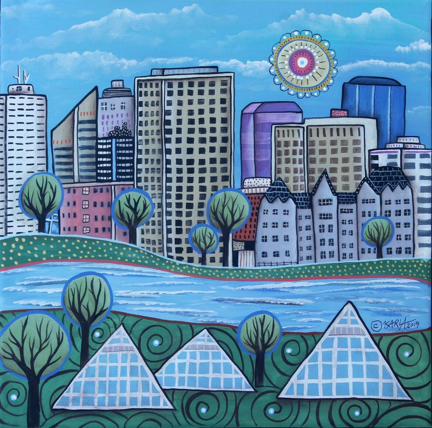 Solve Edmonton CANADA jigsaw puzzle online with 225 pieces