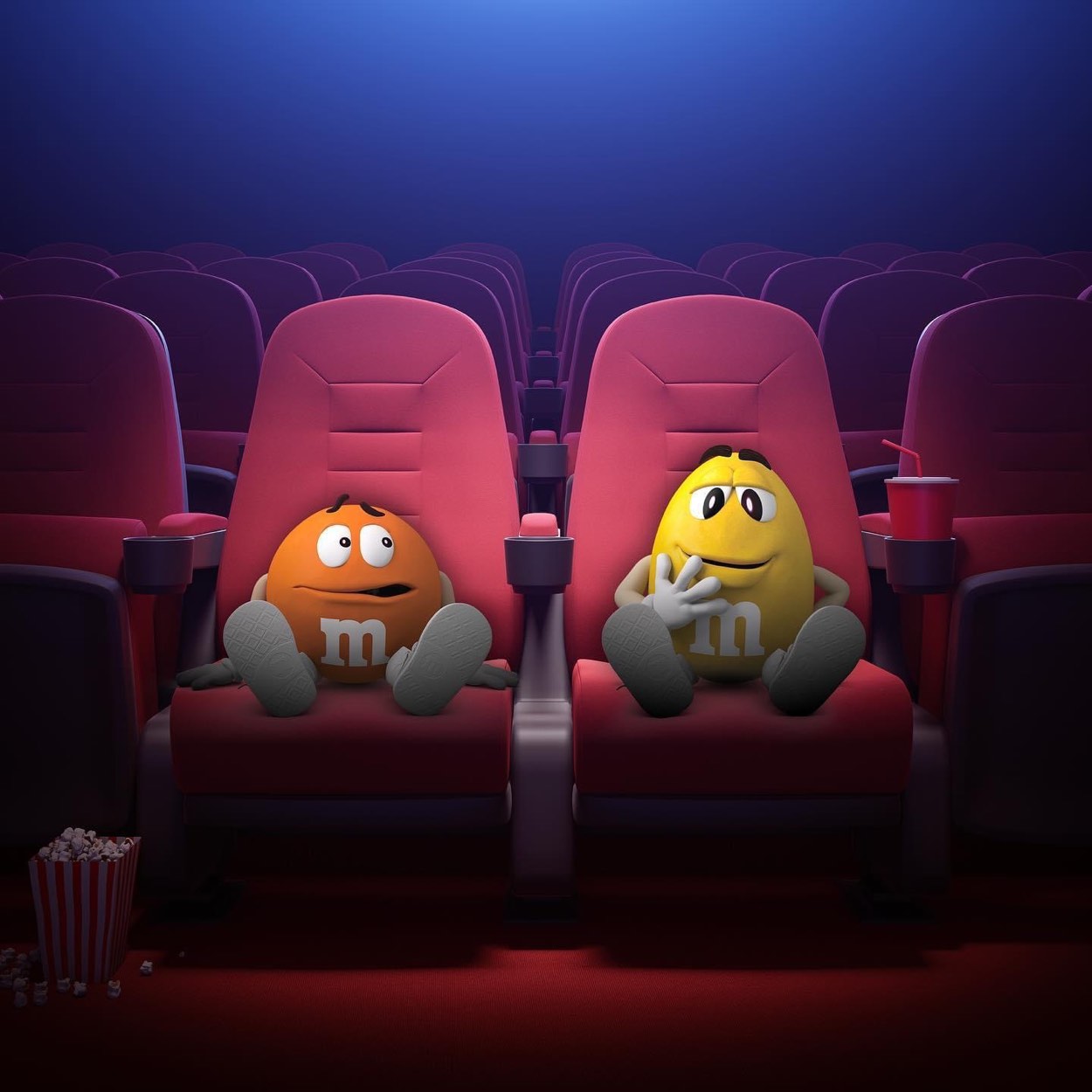 solve-m-ms-at-the-cinema-jigsaw-puzzle-online-with-100-pieces