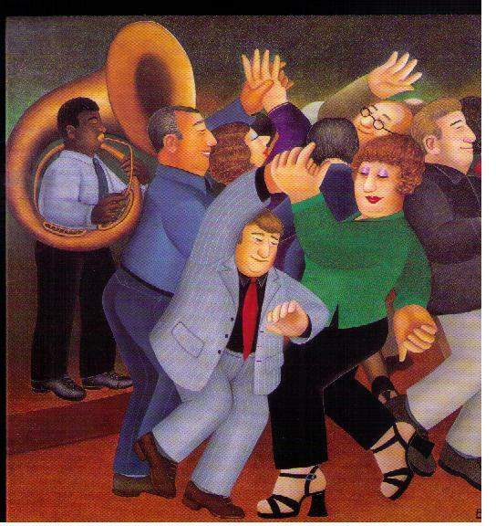 Jigsaw Puzzle Beryl Cook 'Jiving to Jazz' 81 pieces Jigidi