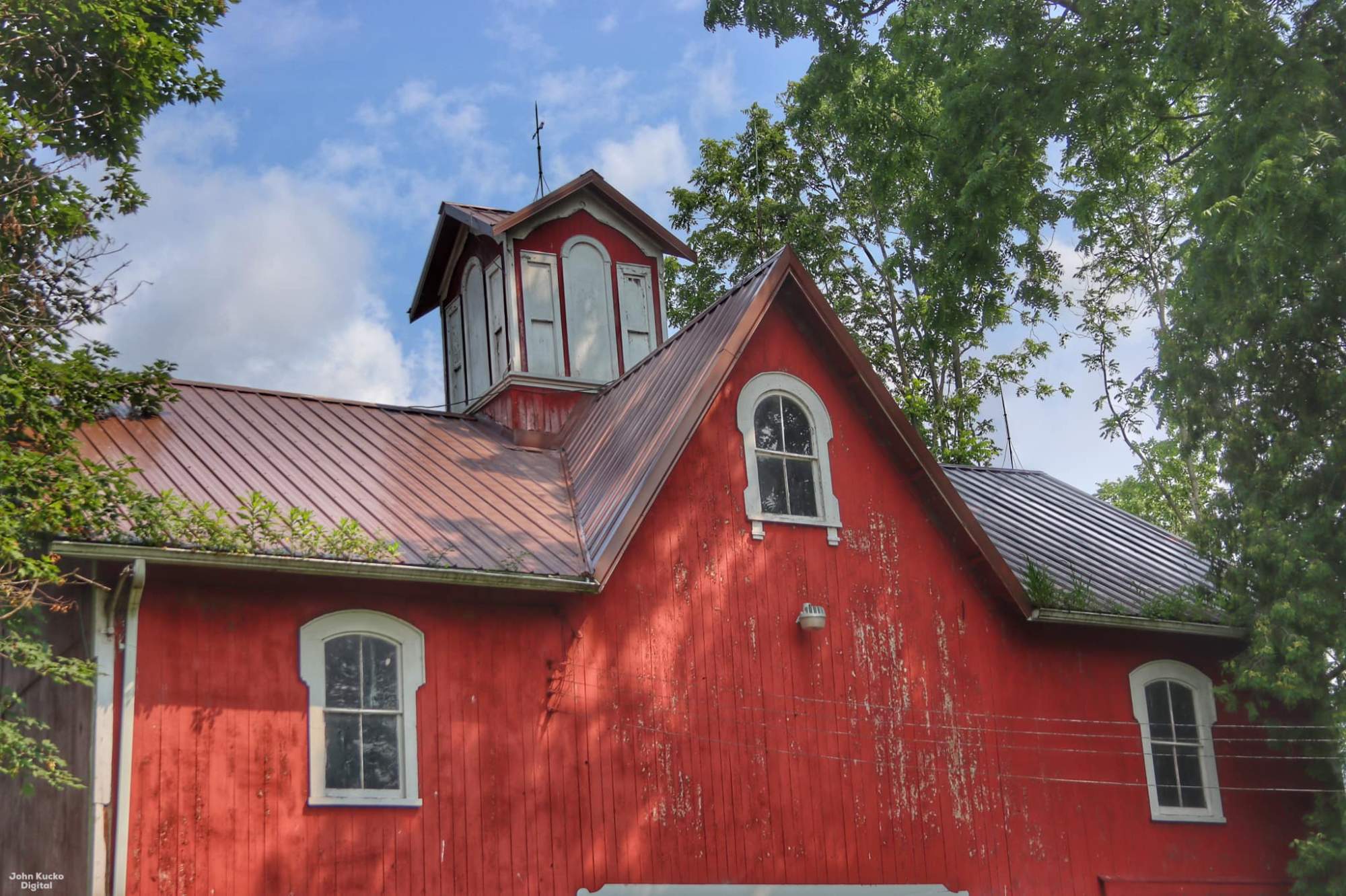 Solve Barn 209 cupola Phelps, NY John Kucko Digital jigsaw puzzle