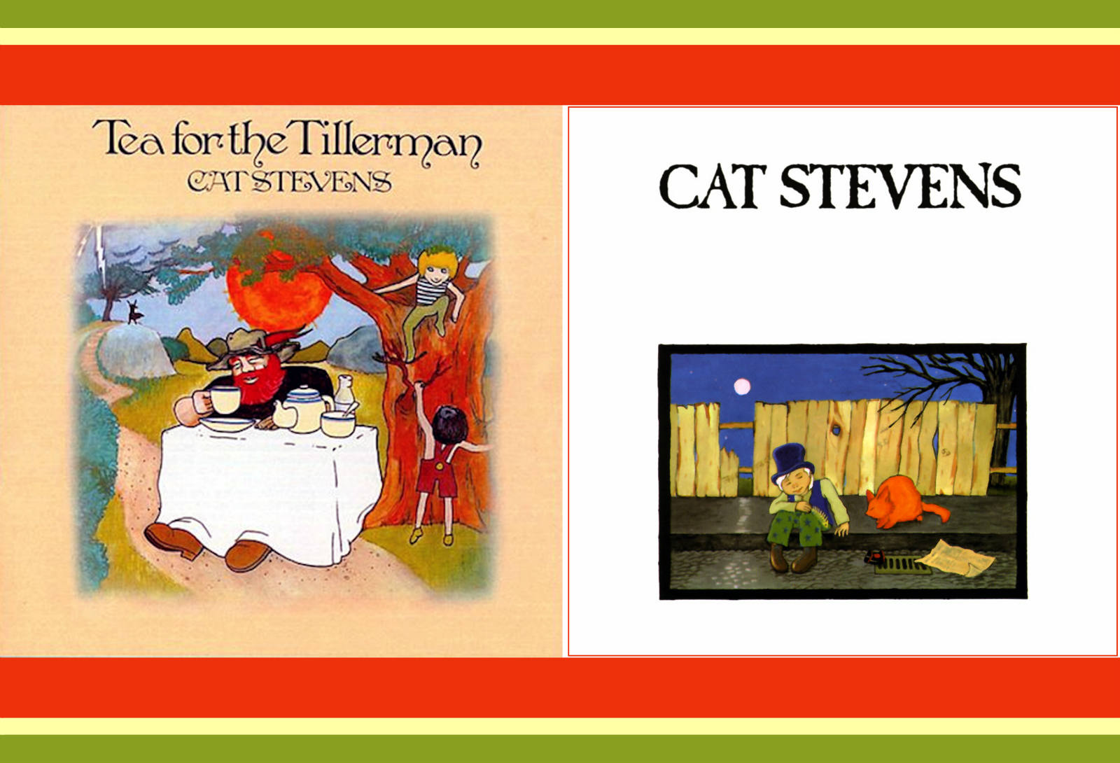 Solve Cat Stevens Tea for the Tillerman 1970 and Teaser and the