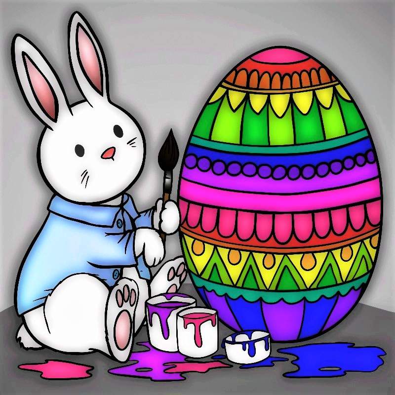 Solve Easter jigsaw puzzle online with 64 pieces