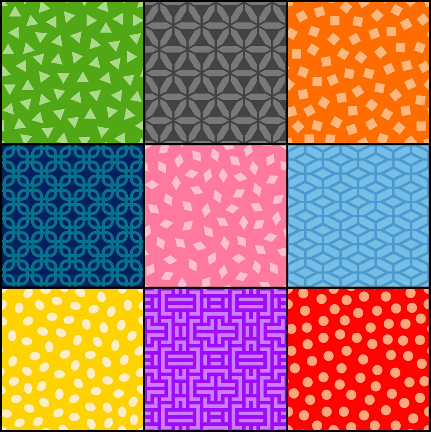 Solve Geometric patterns 1 jigsaw puzzle online with 324 pieces
