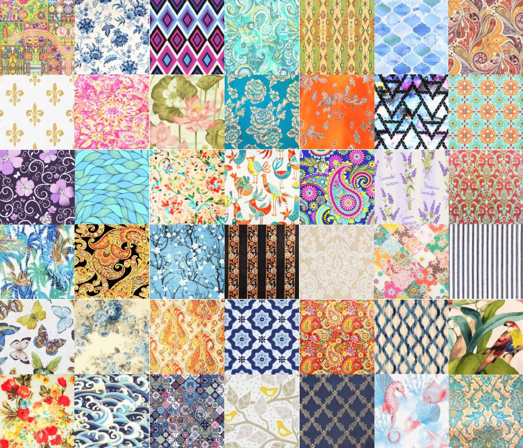 Solve PATCHWORK DRAPERY FABRIC 6 jigsaw puzzle online with 378 pieces