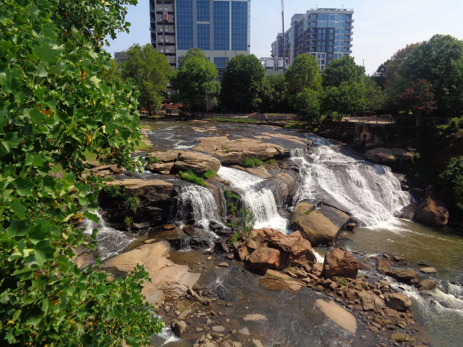 Solve Reedy River Falls, Greenville, South Carolina jigsaw puzzle