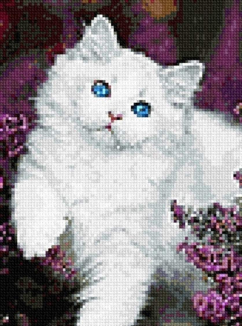 Solve CrossStitch World App Image jigsaw puzzle online with 35 pieces