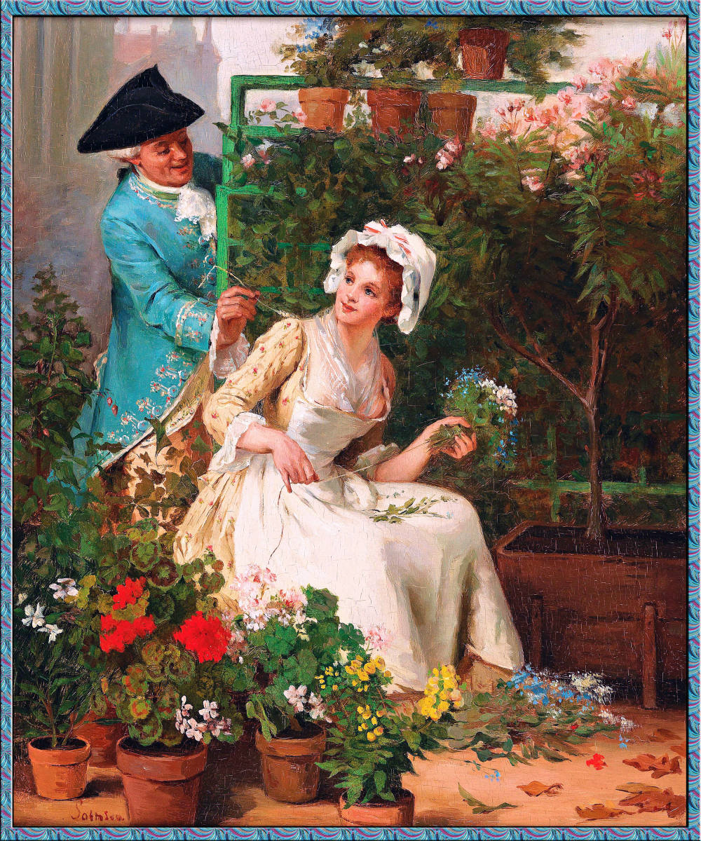 Solve Flower girl jigsaw puzzle online with 120 pieces