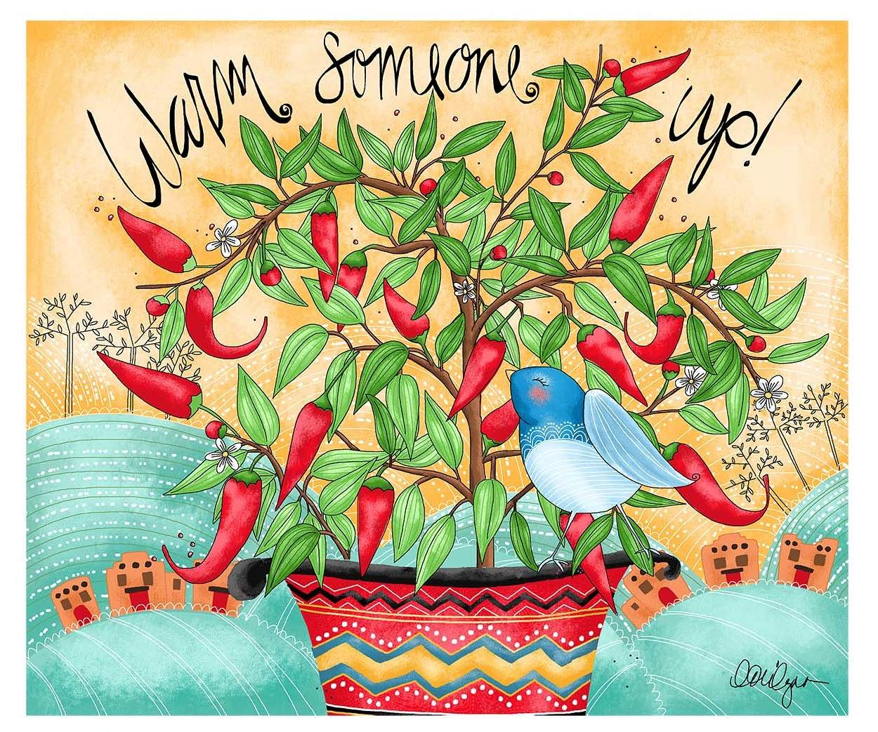 Solve Warm Someone up! jigsaw puzzle online with 252 pieces