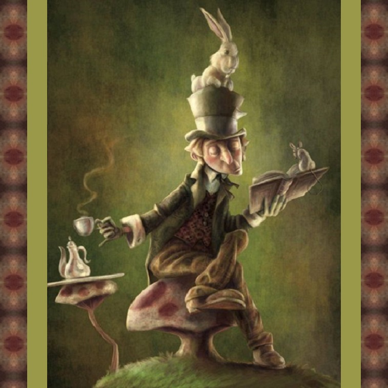 Solve Mad Hatter Tea jigsaw puzzle online with 49 pieces