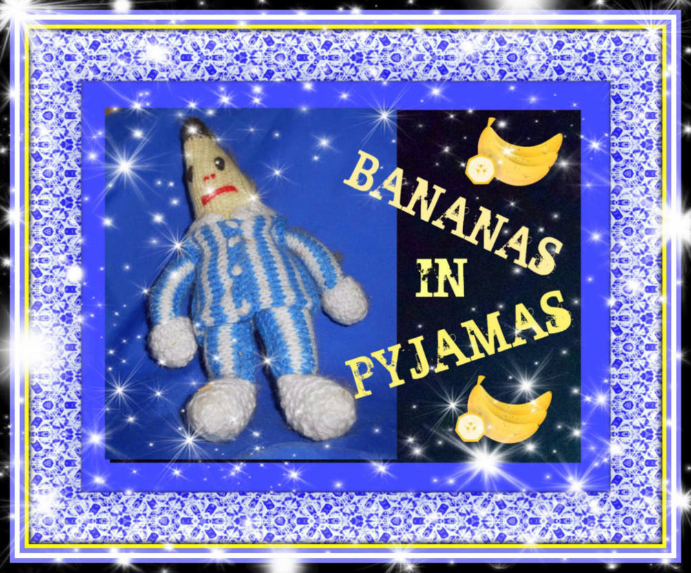 Solve ==THEME==ALL THINGS BLUE== ==BANANAS IN PYJAMAS== jigsaw puzzle