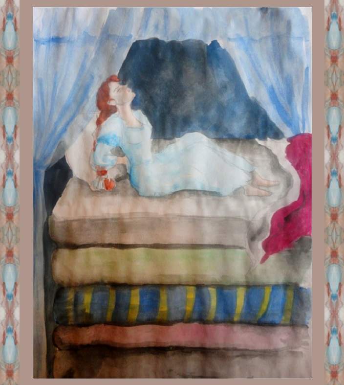 Solve Princess and the Pea jigsaw puzzle online with 120 pieces