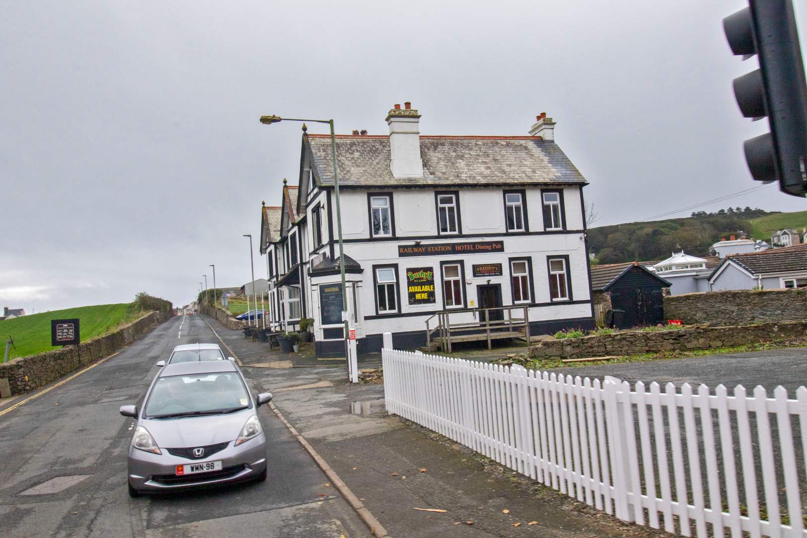 Solve Isle of Man 17102021 Railway Station Hotel Port St Mary from