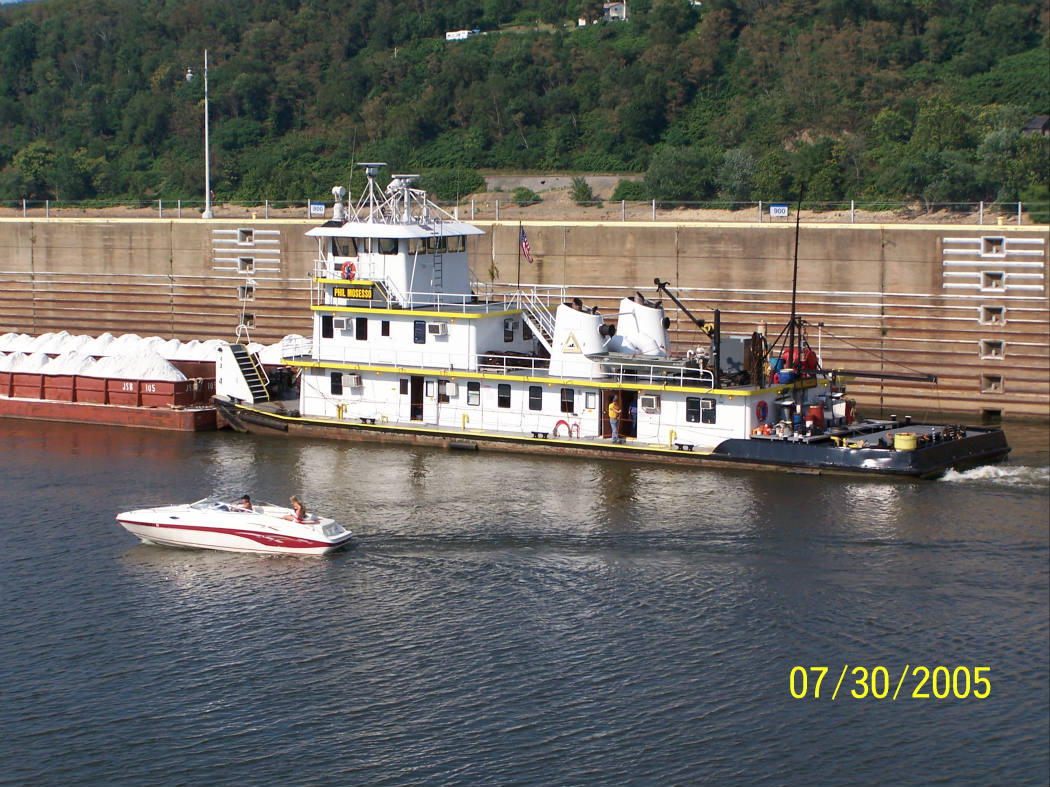 Solve Phil Mosesso (now Catlettsburg) Ohio River Towboat New