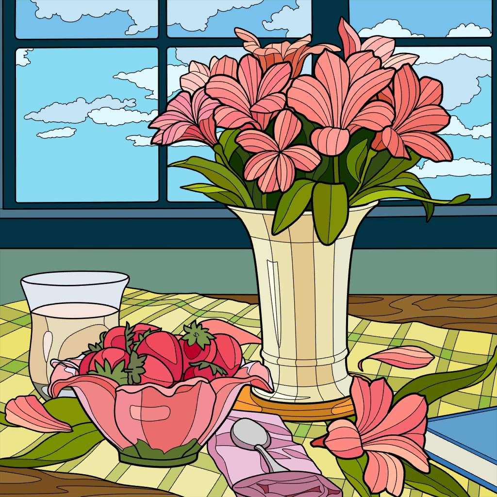 Solve Paint by numbers 204 jigsaw puzzle online with 36 pieces