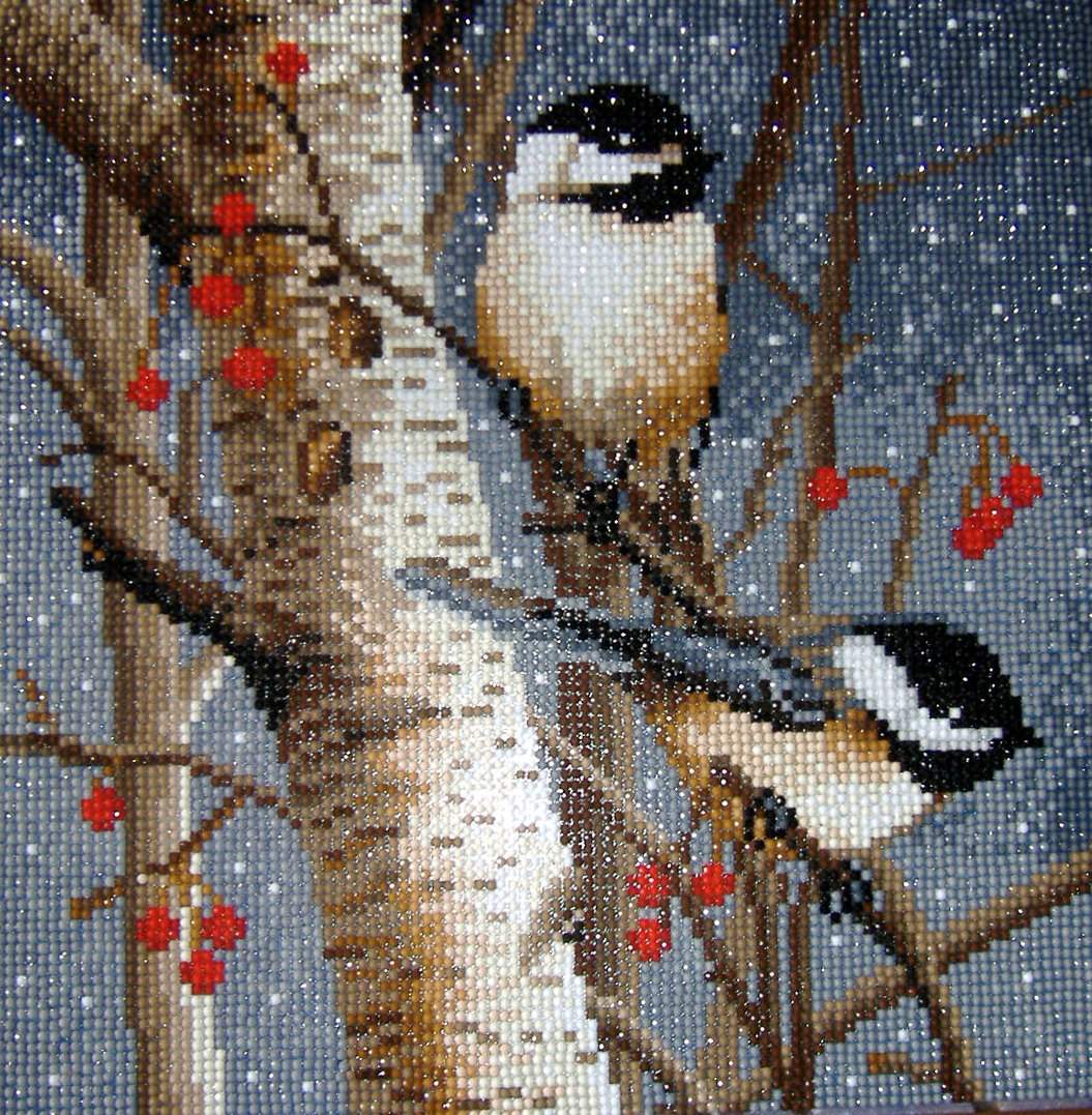 Solve Crafts Crystal Art / Diamond Painting Seasonal Chickadees