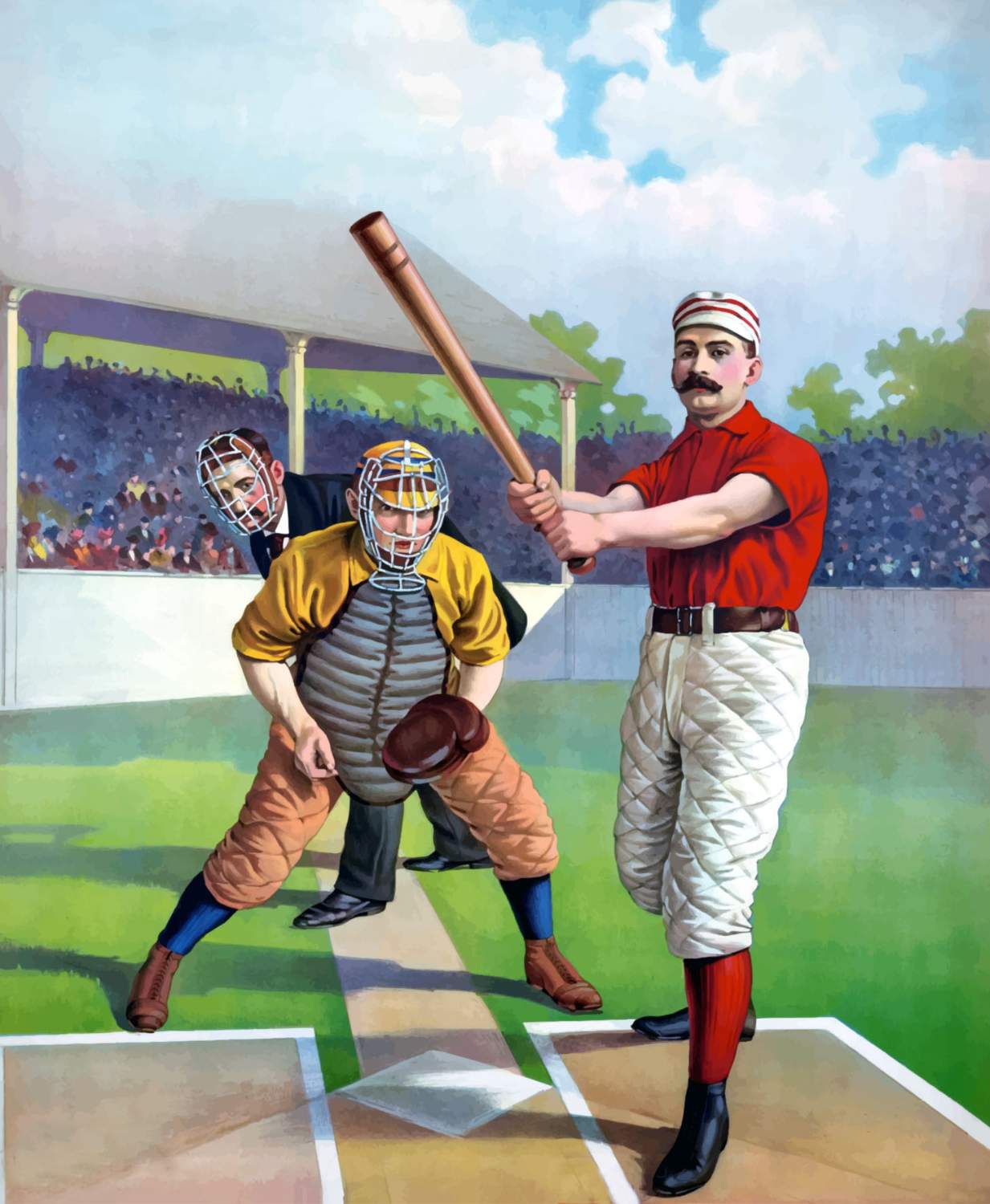 Solve vintage baseball jigsaw puzzle online with 252 pieces