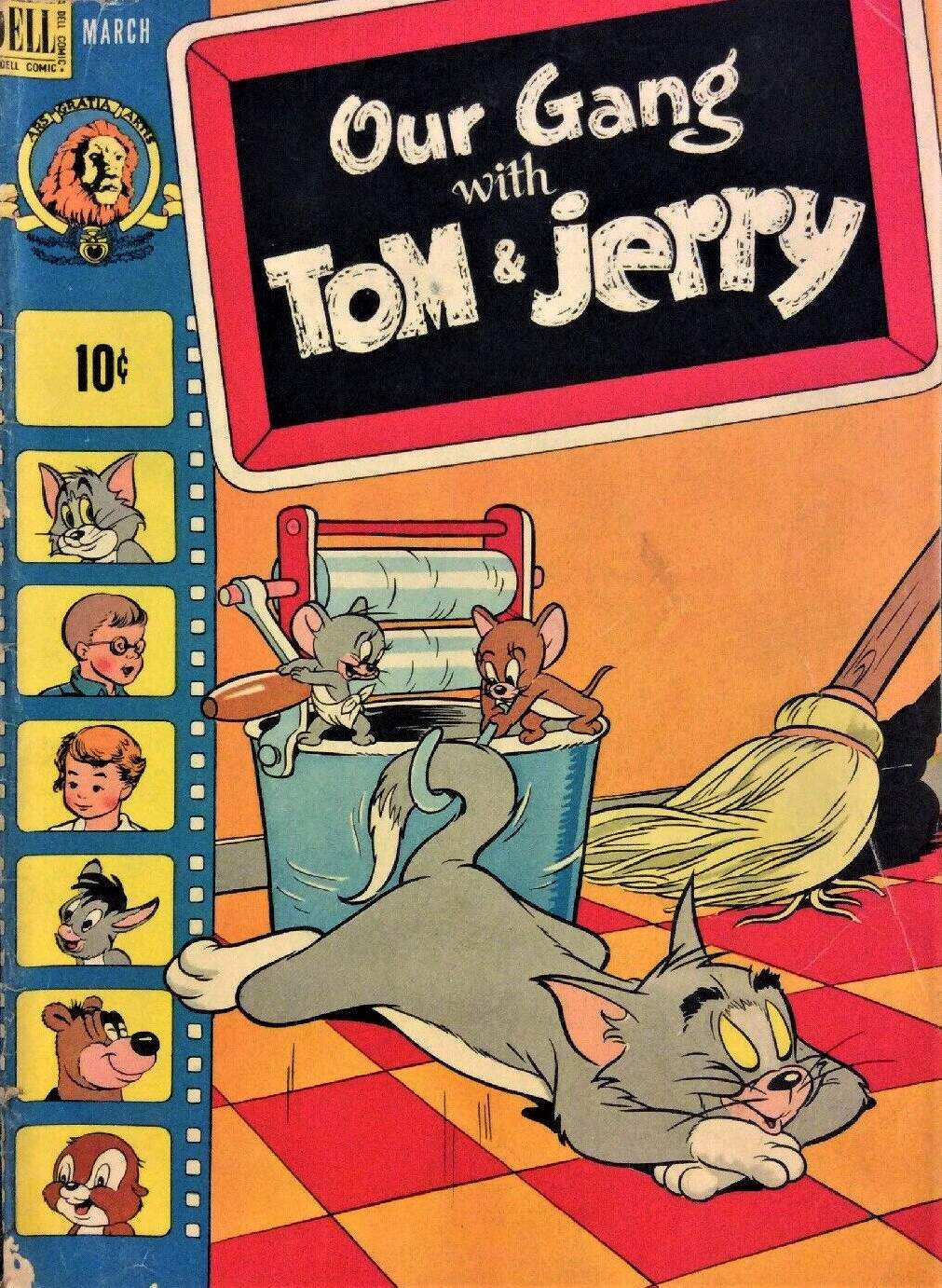 Solve Tom And Jerry The Mop Bucket jigsaw puzzle online with 266 pieces