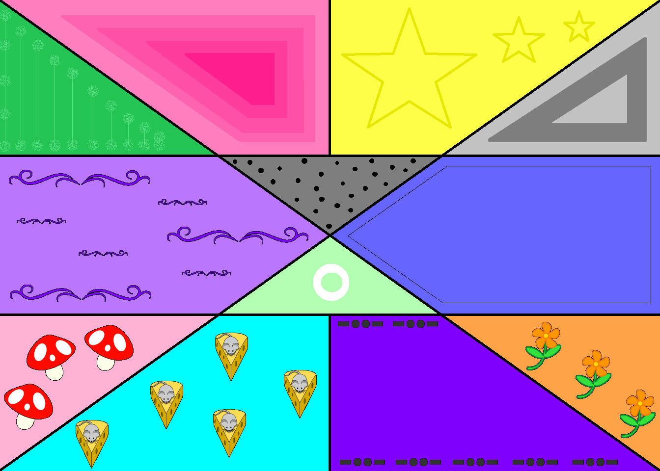 Solve Bigger Mice on Cheese jigsaw puzzle online with 352 pieces