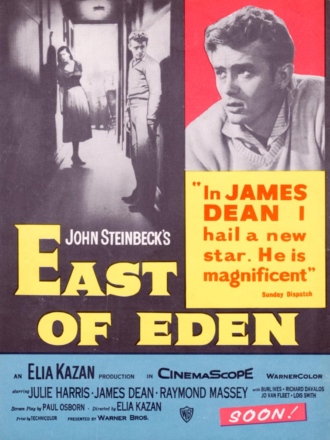 Solve EAST OF EDEN - 1955 AD. - JAMES DEAN, JULIE HARRIS, RAYMOND ...