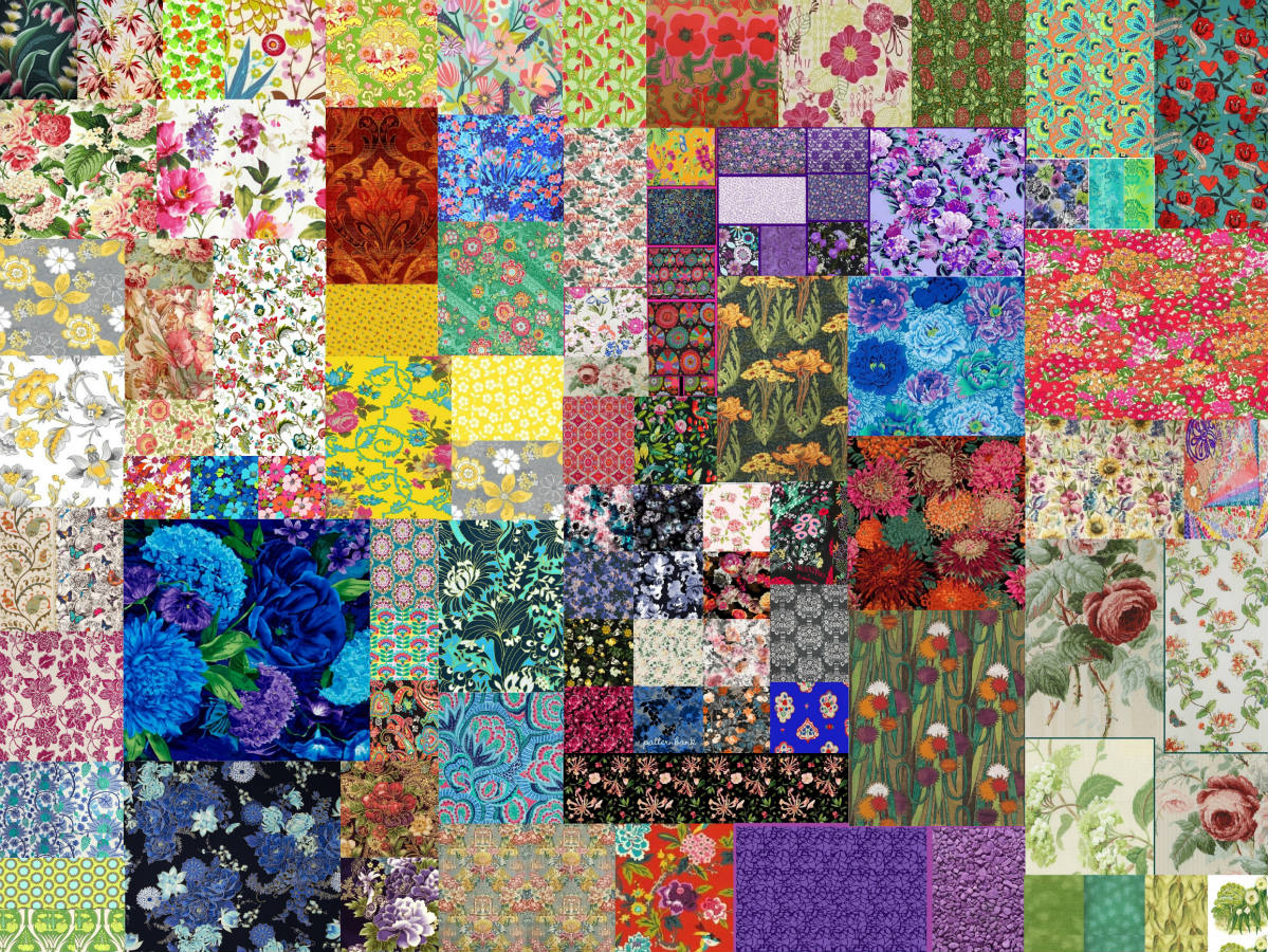 Solve Floral Potpourri jigsaw puzzle online with 108 pieces